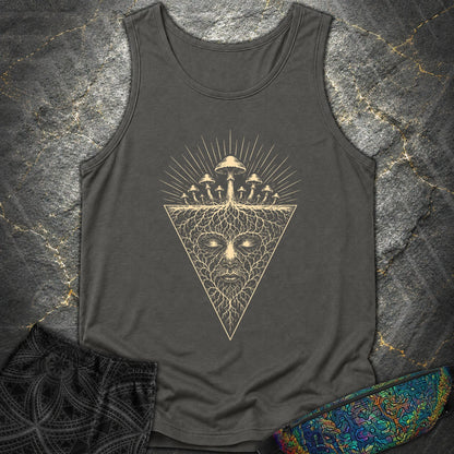 Mycelium Consciousness - Mycelium Consciousness Comfort Tank Top - Pepper