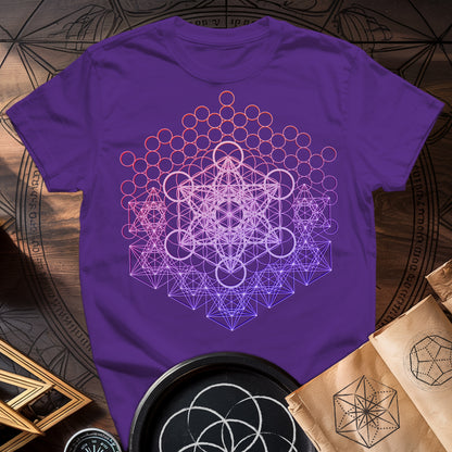 Metatron And Flower Connection T-Shirt