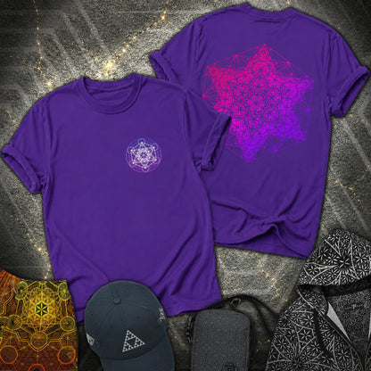 Metatron Superstructure 2 Sided T-Shirt - Metatron Superstructure 2 Sided T-Shirt - Purple