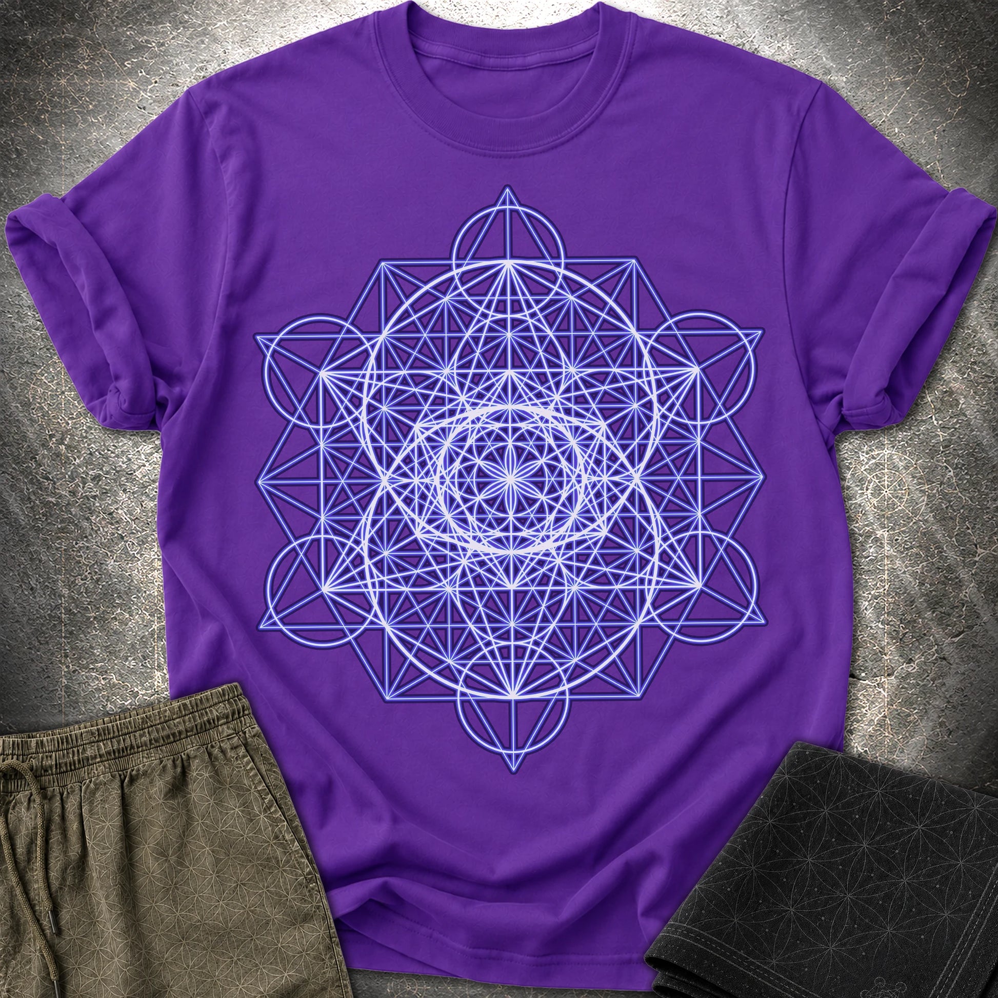 Vesica Eye Of The Universe - Vesica Eye Of The Universe T-Shirt - Purple