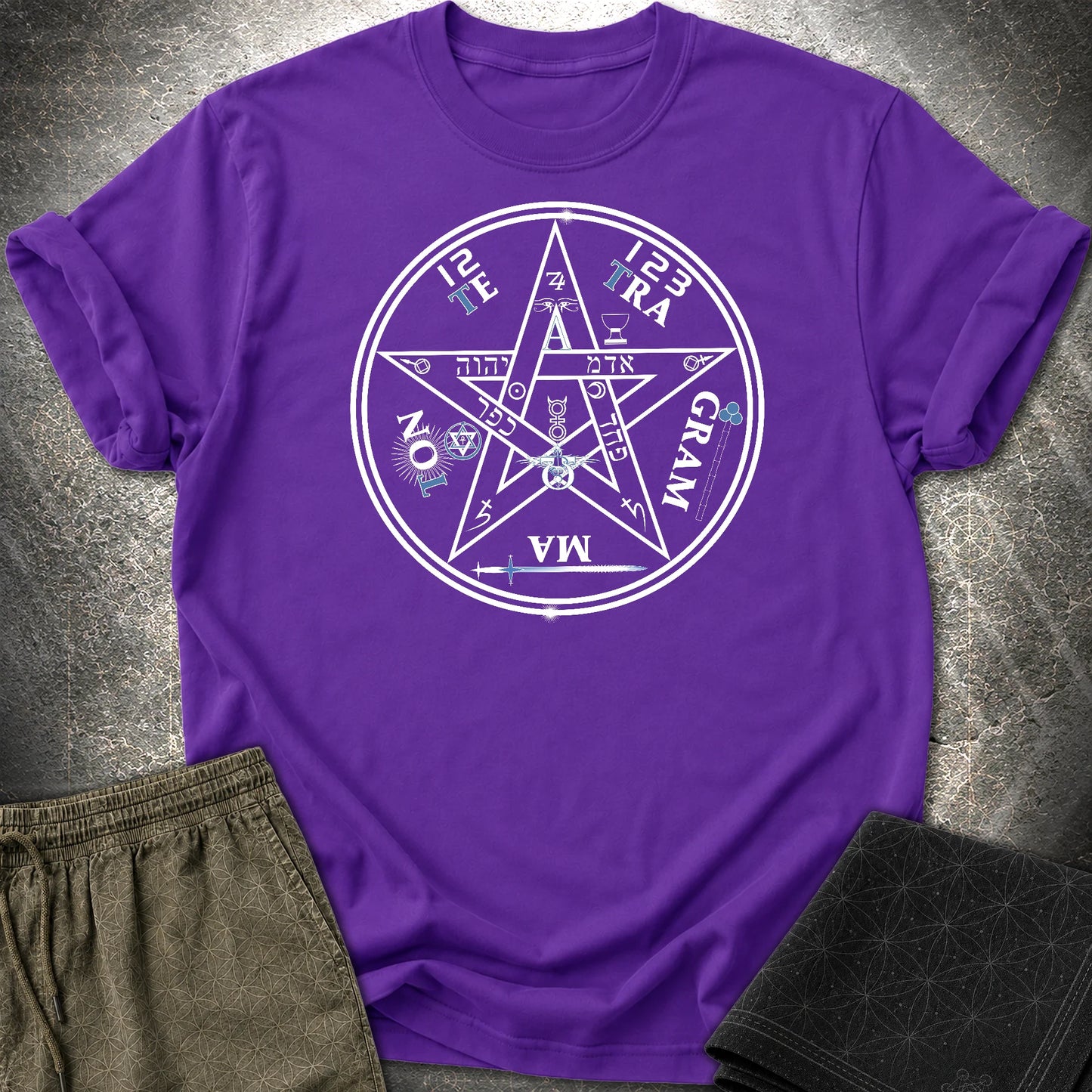 Tetragrammaton T-Shirt - Tetragrammaton T-Shirt - Purple