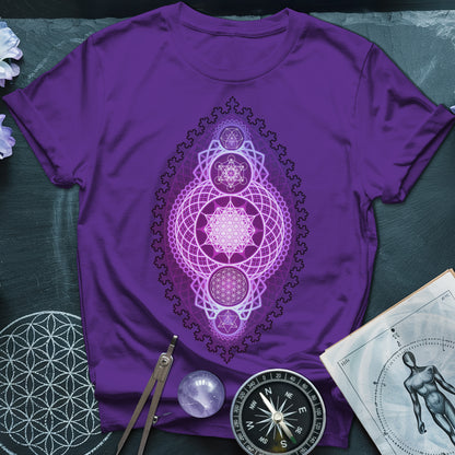 Fractal Sacred Geometry Fusion T-Shirt