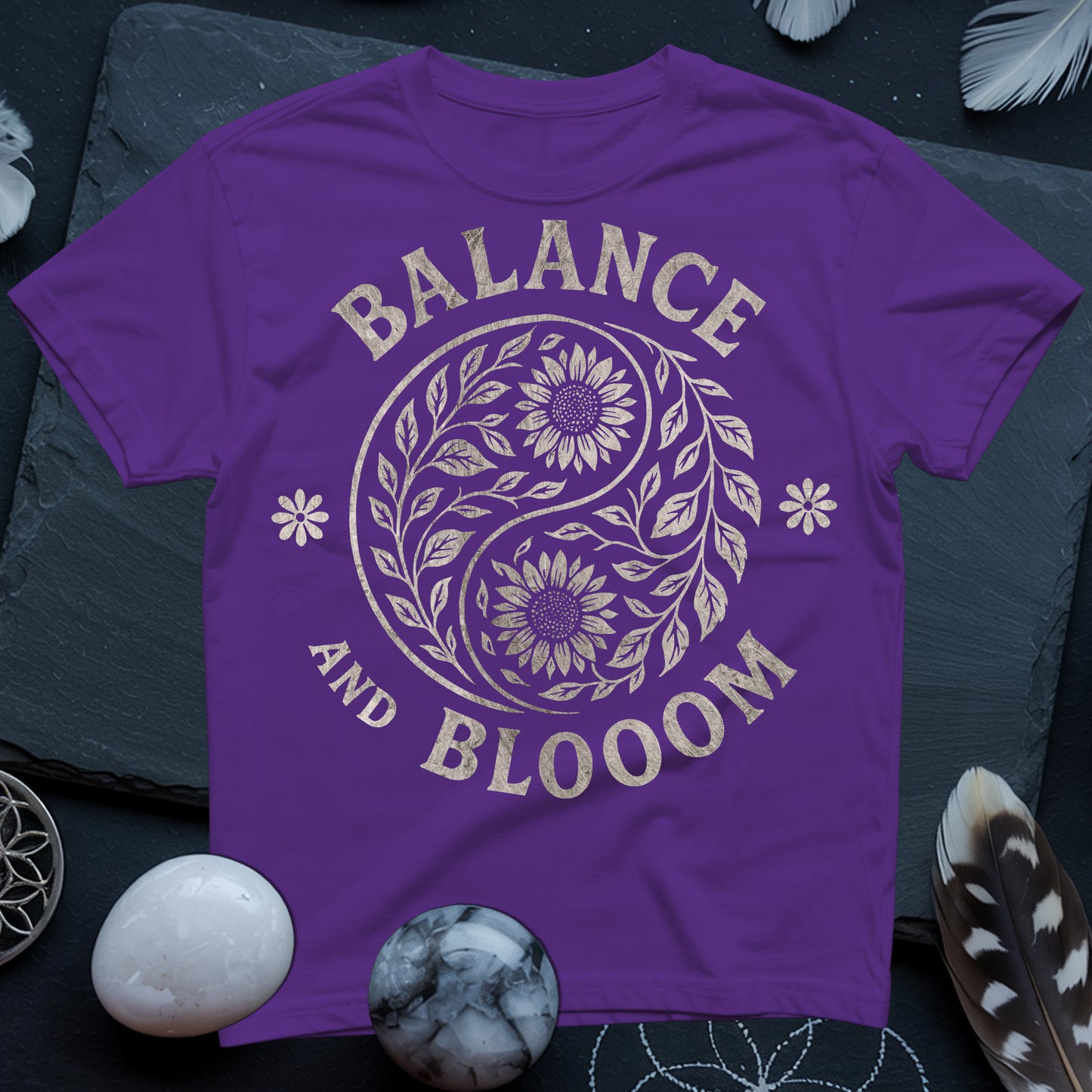 Floral Balance and Bloom T-Shirt