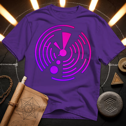 Crop Circle Electric Pink T-Shirt