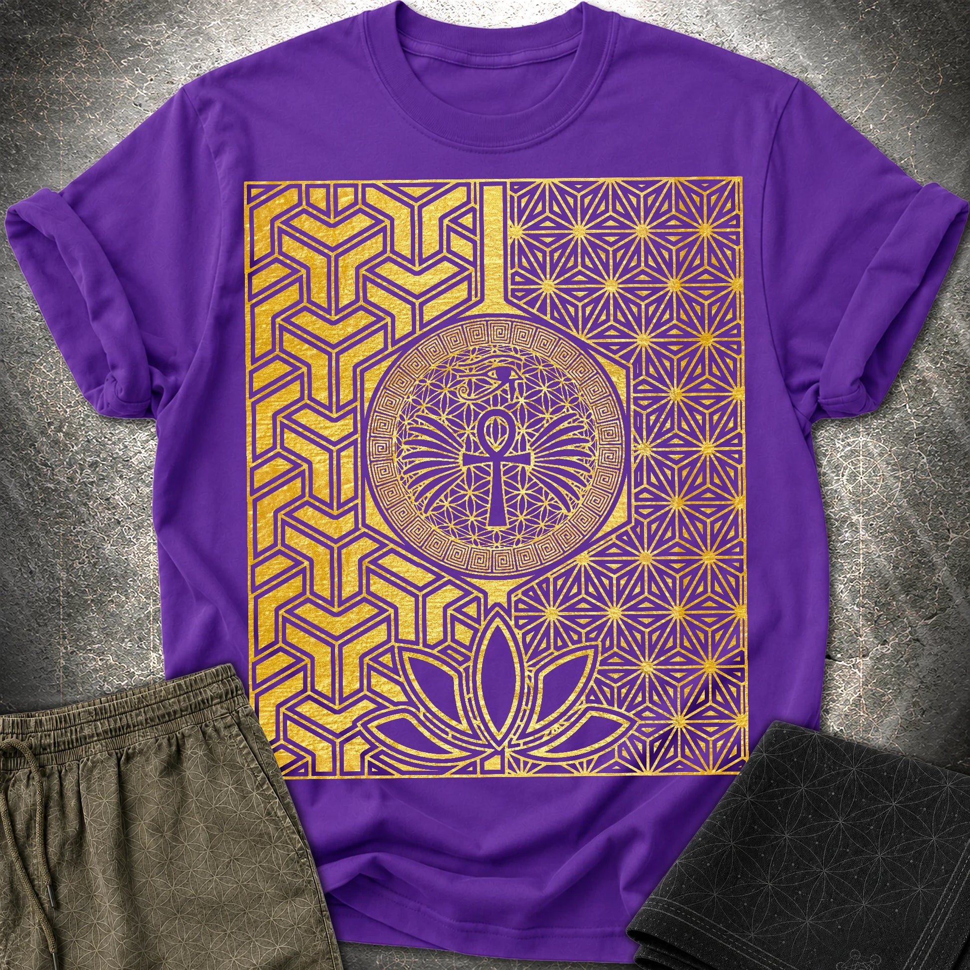 Ancient Egypt T-Shirt - Ancient Egypt T-Shirt - Purple