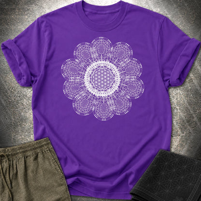 Rave Flower T-Shirt - Rave Flower T-Shirt - Purple