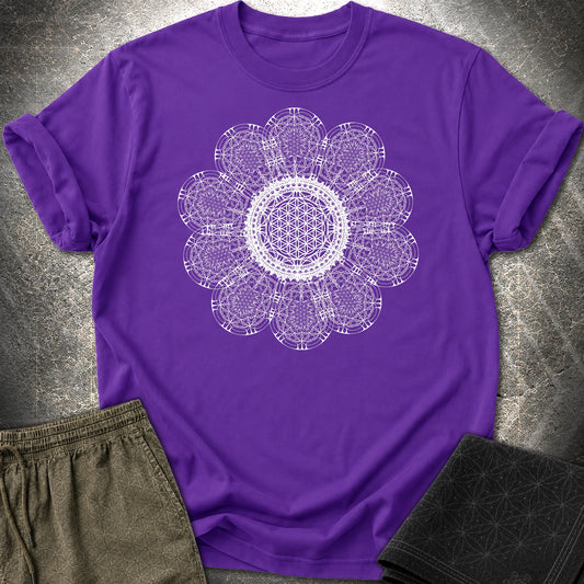 Rave Flower T-Shirt - Rave Flower T-Shirt - Purple