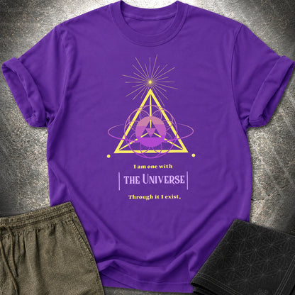 One With Universe T-Shirt - One With Universe T-Shirt - Purple