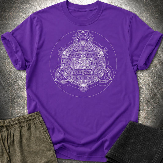 Sacred Mosaic T-Shirt - Sacred Mosaic T-Shirt - Purple