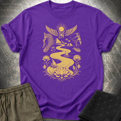 Golden Nile Between Two Crowns - Golden Nile Between Two Crowns T-Shirt - Purple