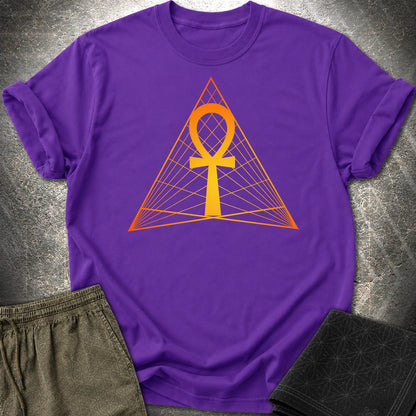 Ankh Ancient Egypt T-Shirt - Ankh Ancient Egypt T-Shirt - Purple