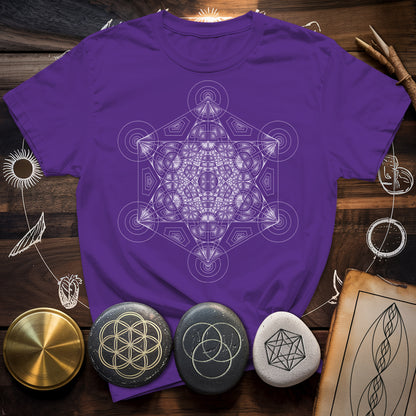 Metatron's Cube Mosaic T-Shirt