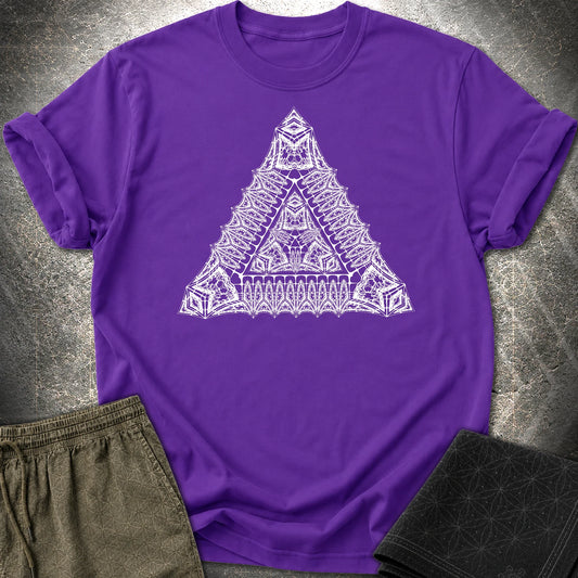 Living Triangle T-Shirt - Living Triangle T-Shirt - Purple