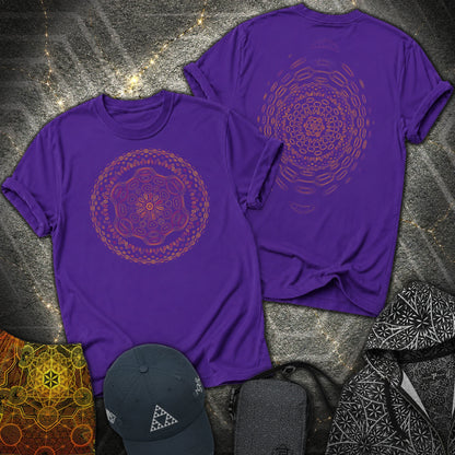 Cymandala Front 2 Sided T-Shirt - Cymandala Front 2 Sided T-Shirt - Purple