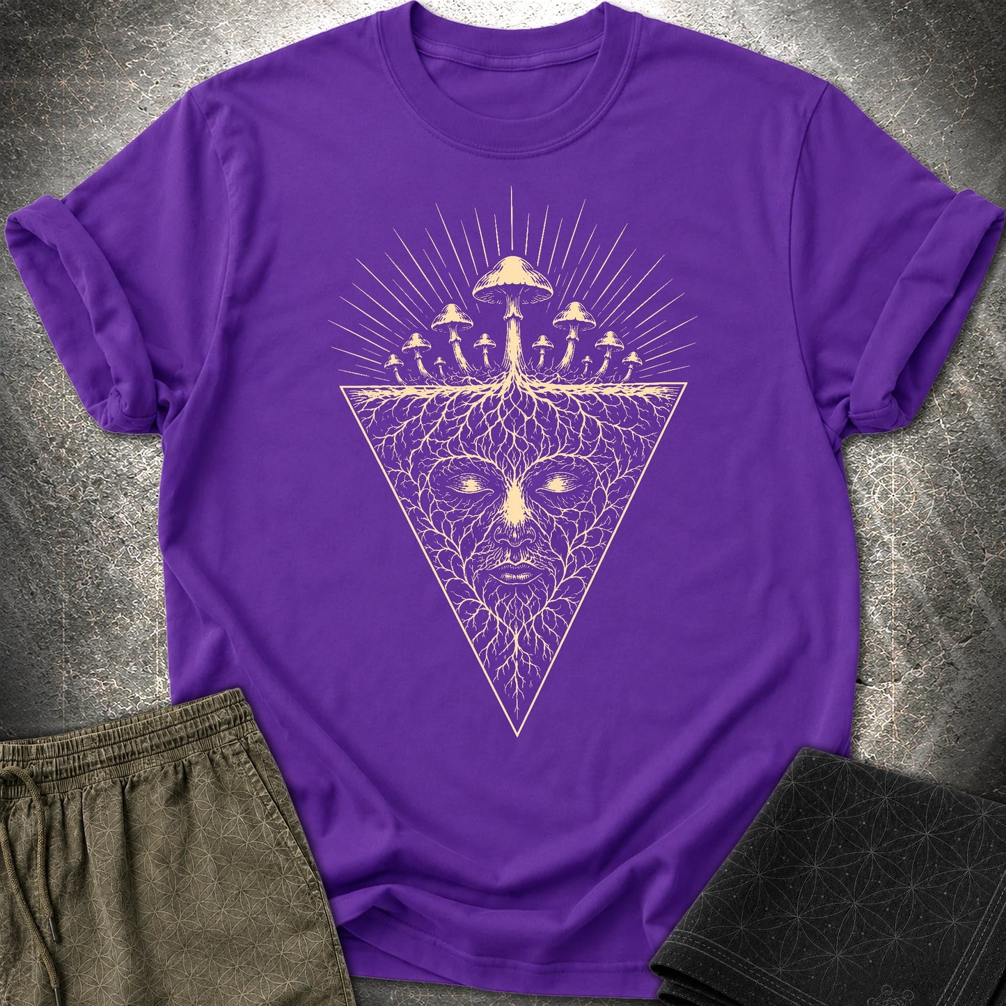 Mycelium Consciousness - Mycelium Consciousness T-Shirt - Purple