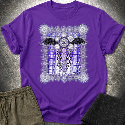 Metatron Ascension T-Shirt - Metatron Ascension T-Shirt - Purple