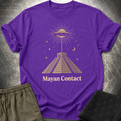 Piramida Majów I UFO 2 - Piramida Majów I UFO 2 T-Shirt - Purple