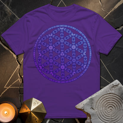 Seed Of Life Purple T-Shirt