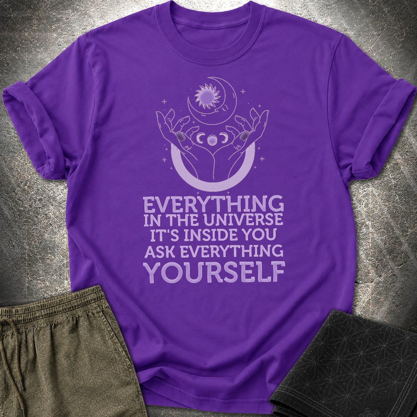 Everything Is Inside You T-Shirt - Everything Is Inside You T-Shirt - Purple