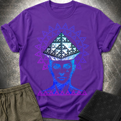 Infinite Fractal Mind T-Shirt - Infinite Fractal Mind T-Shirt - Purple