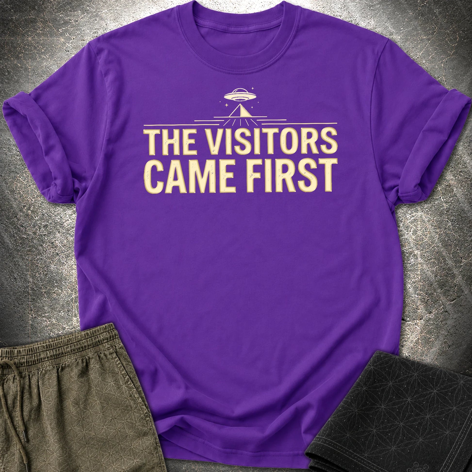 The Visittors Come First - The Visittors Come First T-Shirt - Purple