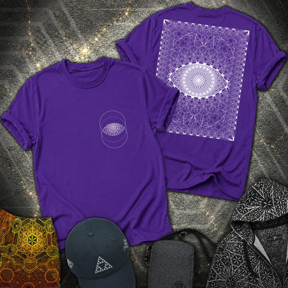 Eye Of The Creator 2 Sided T-Shirt - Eye Of The Creator 2 Sided T-Shirt - Purple