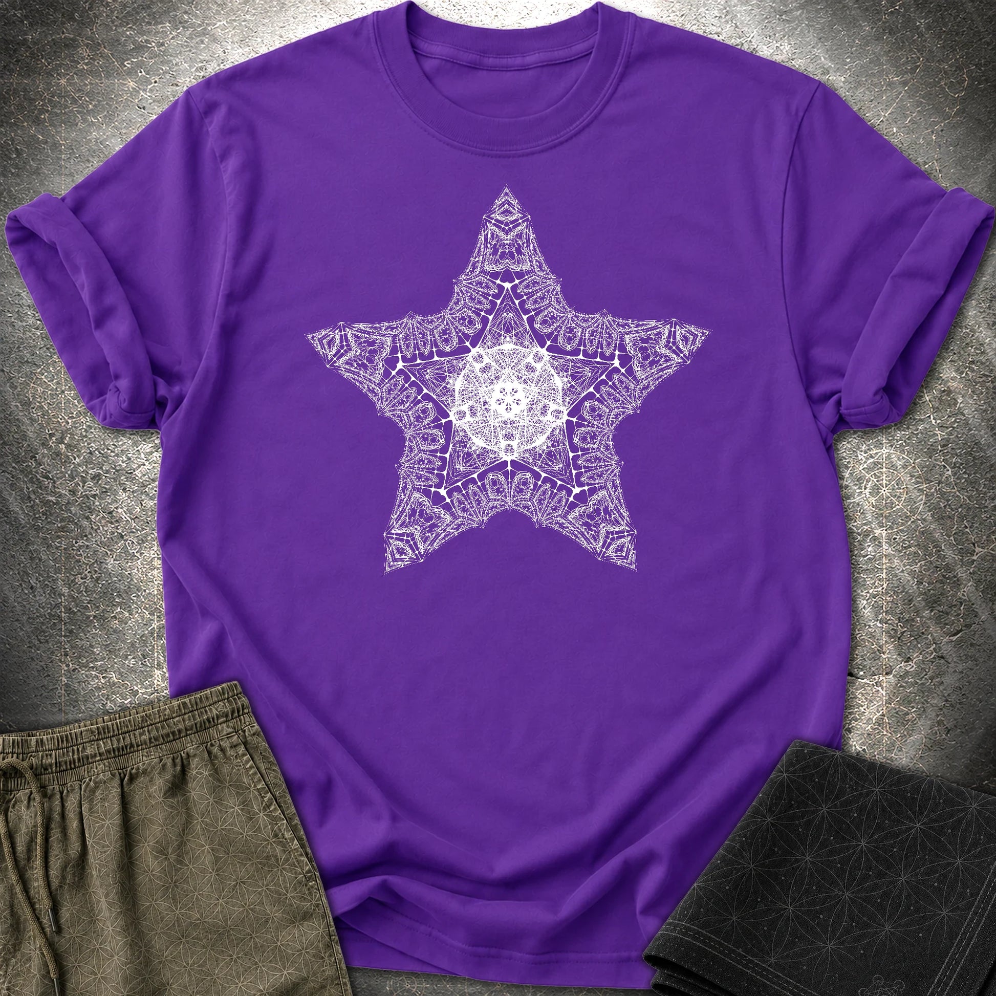 Sacred Star T-Shirt - Sacred Star T-Shirt - Purple