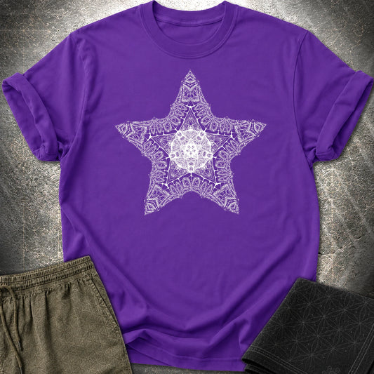 Sacred Star T-Shirt - Sacred Star T-Shirt - Purple