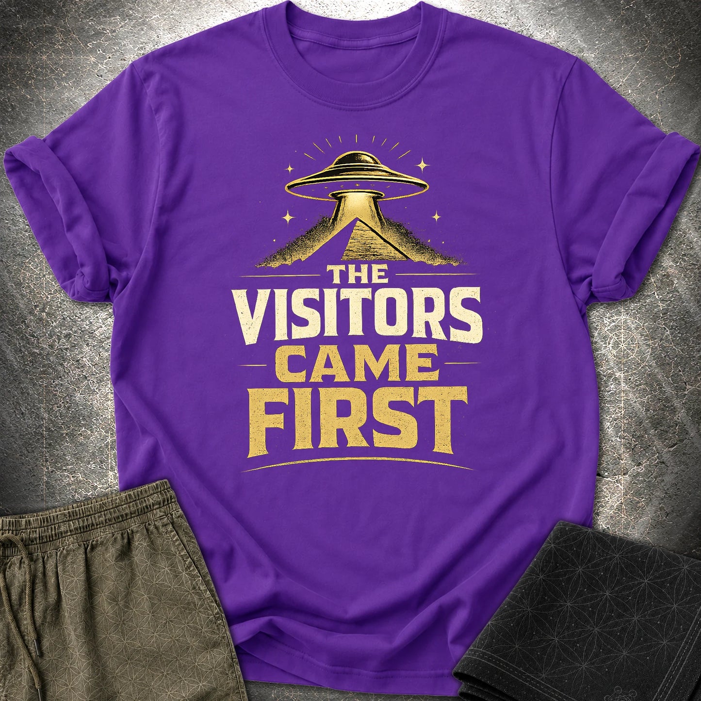 The Visitors Come First - The Visitors Come First T-Shirt - Purple