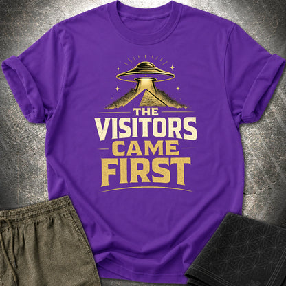 The Visitors Come First - The Visitors Come First T-Shirt - Purple
