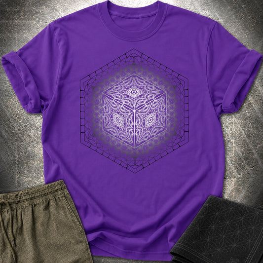 Organic Cube T-Shirt - Organic Cube T-Shirt - Purple