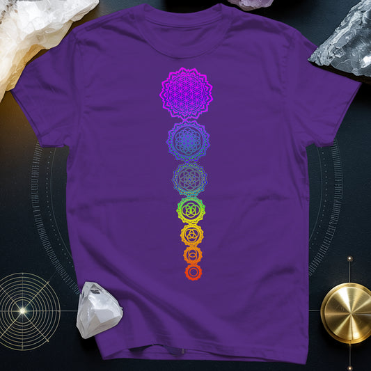Flower Of Life Chakras T-Shirt