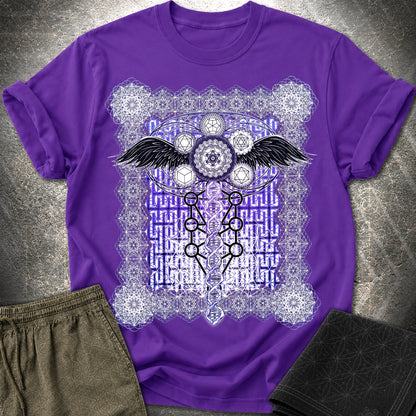 Metatron Ascension T-Shirt - Metatron Ascension T-Shirt - Purple