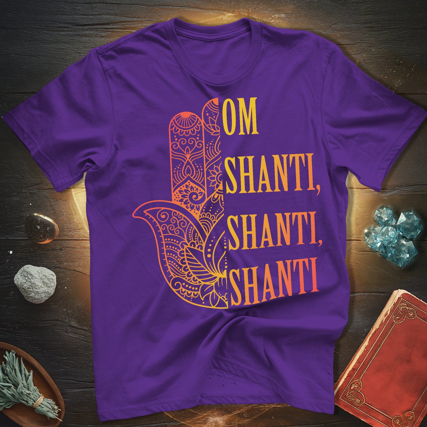 Hamsa Om Shanti T-Shirt