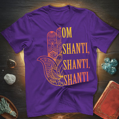 Hamsa Om Shanti T-Shirt