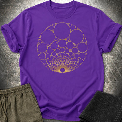 Apollonian Gasket T-Shirt - Apollonian Gasket T-Shirt - Purple