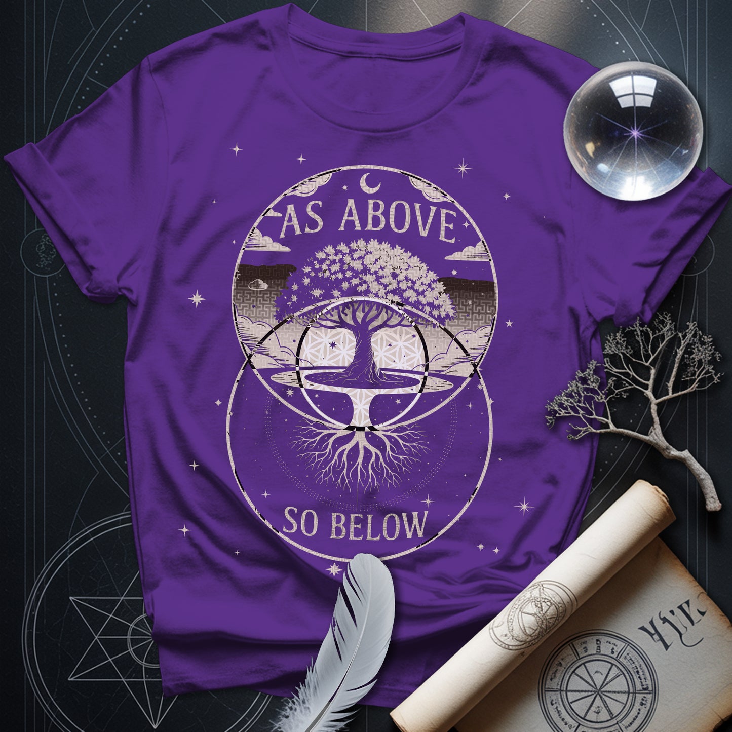 As Above So Below Vesica T-Shirt