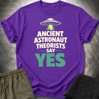 Ancient Astronaut Sey Yes 2 - Ancient Astronaut Sey Yes 2 T-Shirt - Purple