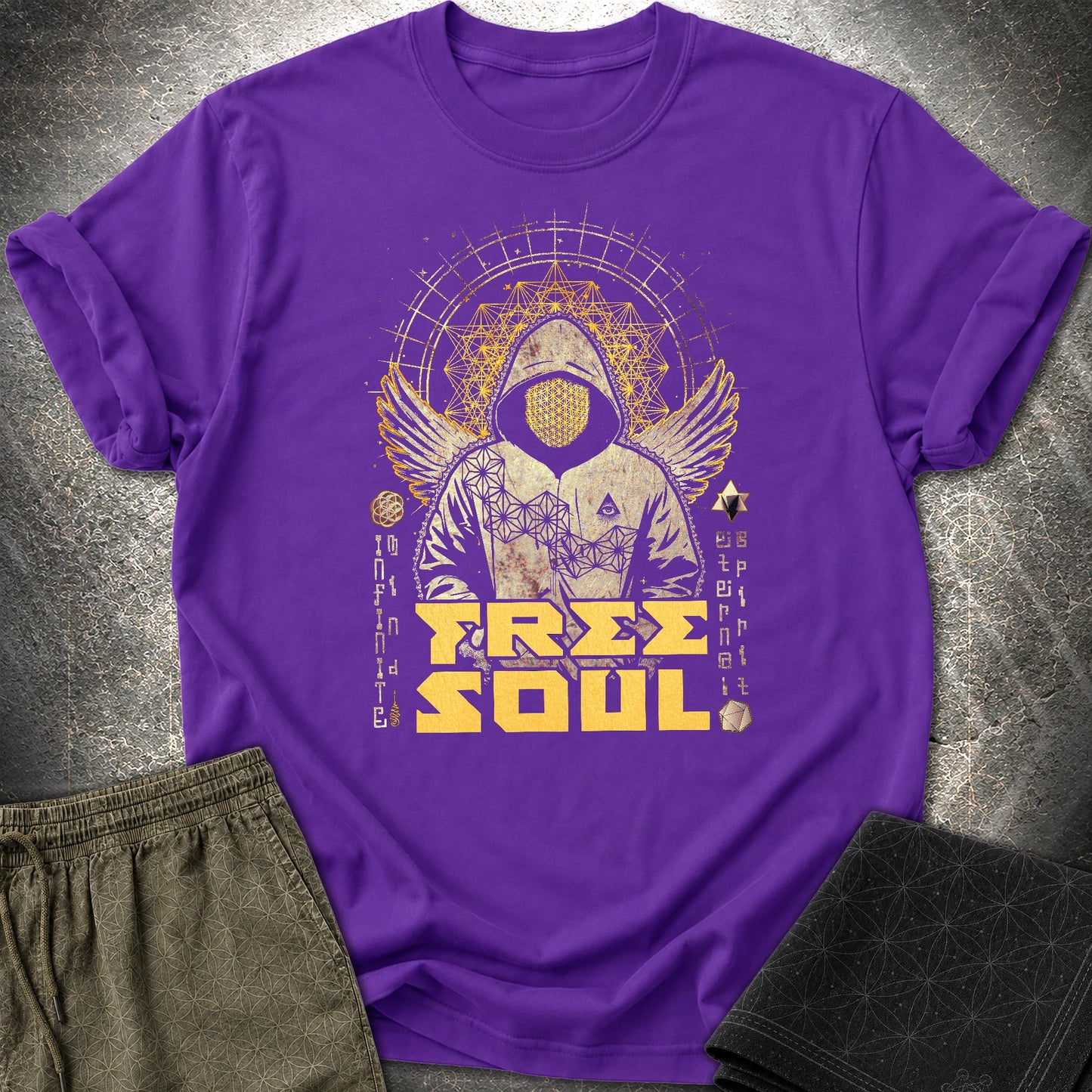 Free Soul T-Shirt - Free Soul T-Shirt - Purple