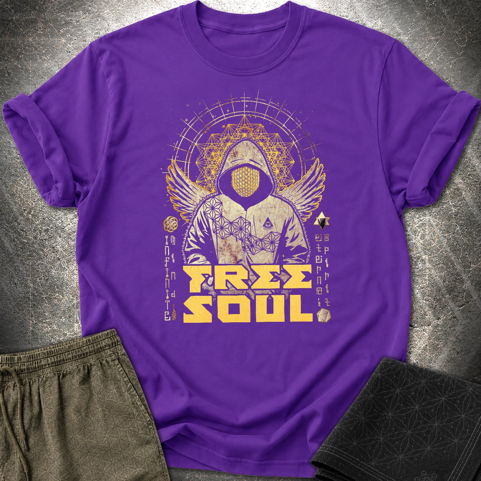 Free Soul T-Shirt - Free Soul T-Shirt - Purple