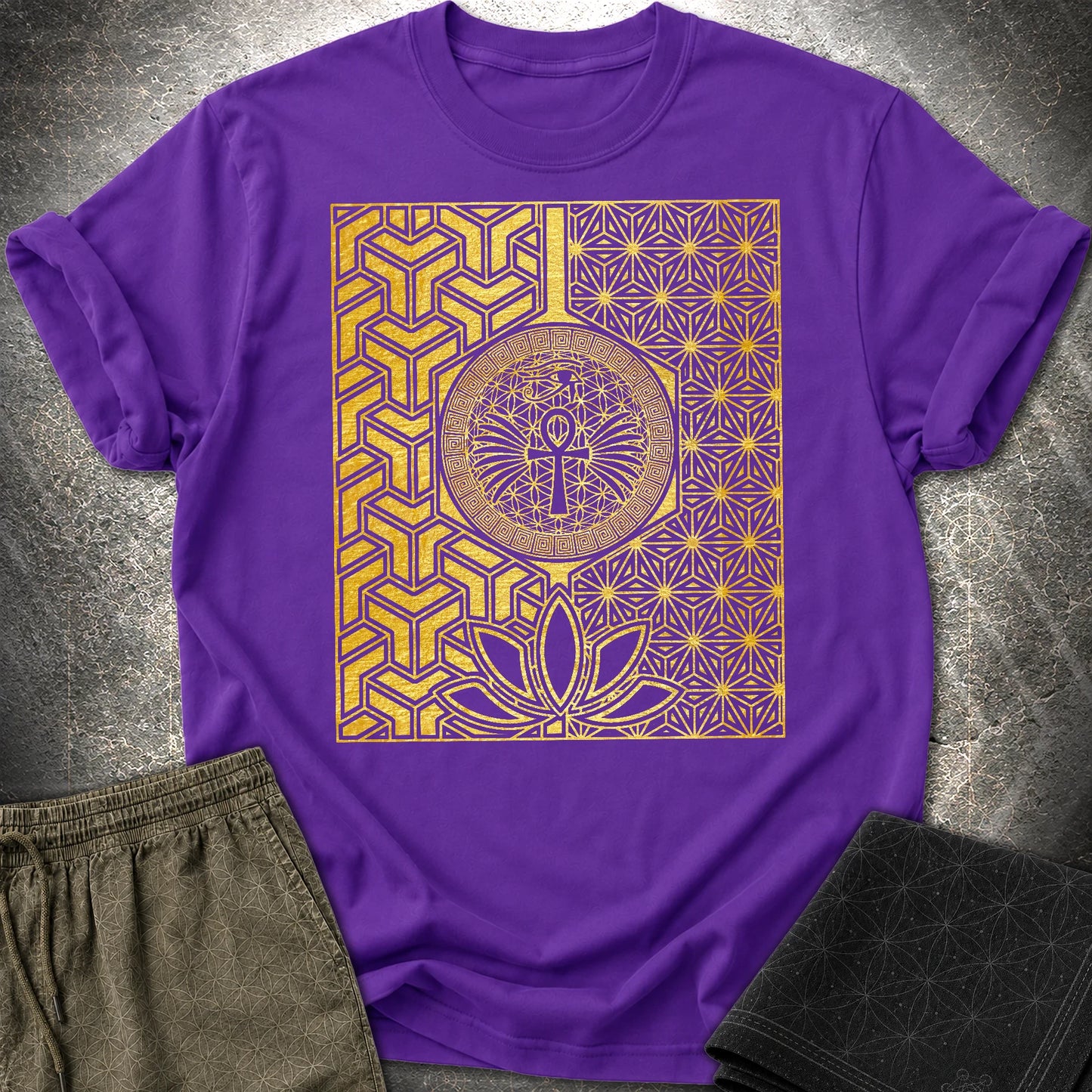 Ancient Egypt T-Shirt - Ancient Egypt T-Shirt - Purple