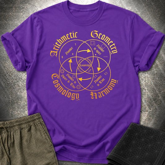 Quadrivium T-Shirt - Quadrivium T-Shirt - Purple