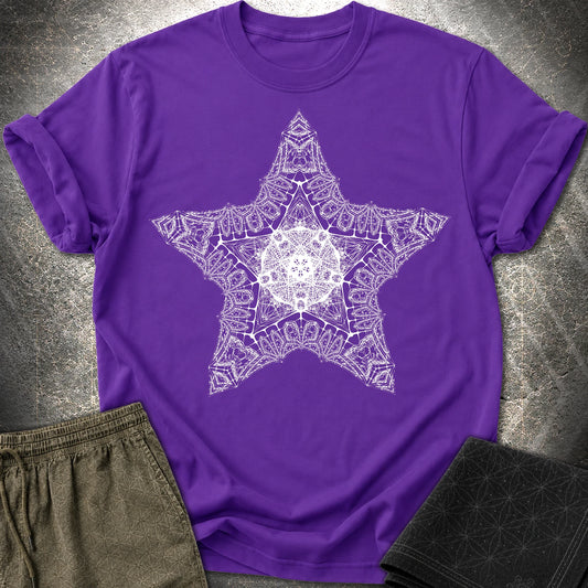 Sacred Star T-Shirt - Sacred Star T-Shirt - Purple