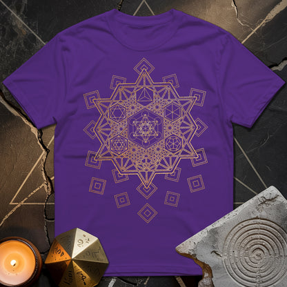 Metatron and Platonic Solids T-Shirt