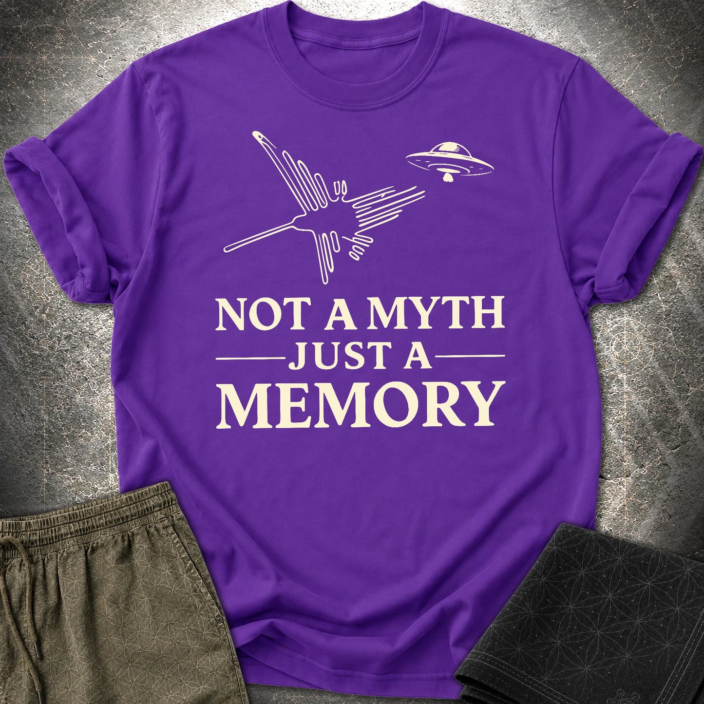 NOT MYTH JUST MEMORY - NOT MYTH JUST MEMORY T-Shirt - Purple