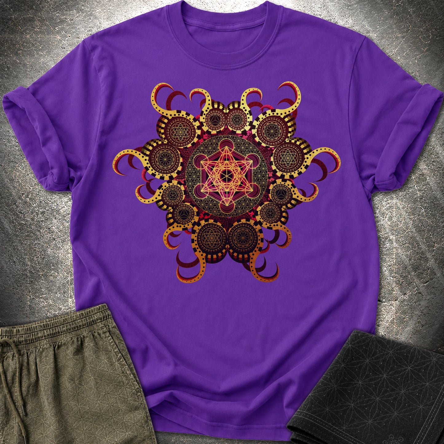 Organic Metatron - Organic Metatron T-Shirt - Purple