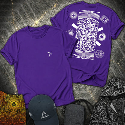 FramePace Geometry 2 Sided T-Shirt - FramePace Geometry 2 Sided T-Shirt - Purple
