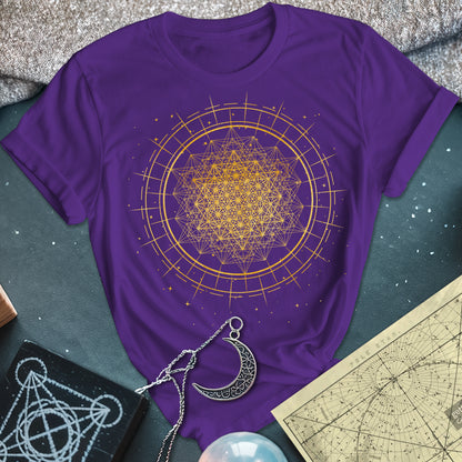 Radiating 64 Tetrahedron T-Shirt