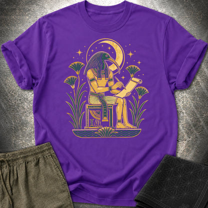 Moonlit Ibis Scribe - Moonlit Ibis Scribe T-Shirt - Purple