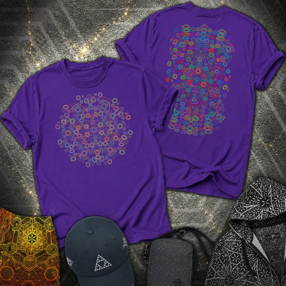 Frequency Of Color 2 Sided T-Shirt - Frequency Of Color 2 Sided T-Shirt - Purple